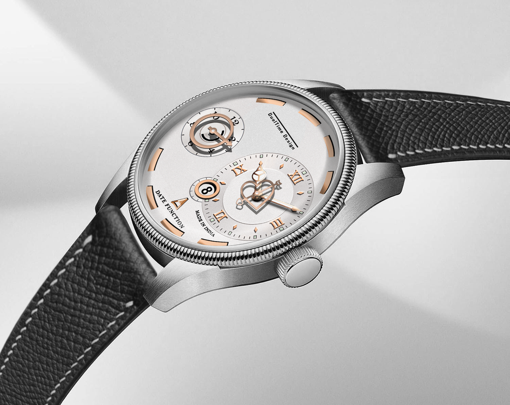 Doublerun DR15026 – Dual Time Designer Analog Watch with Date Function