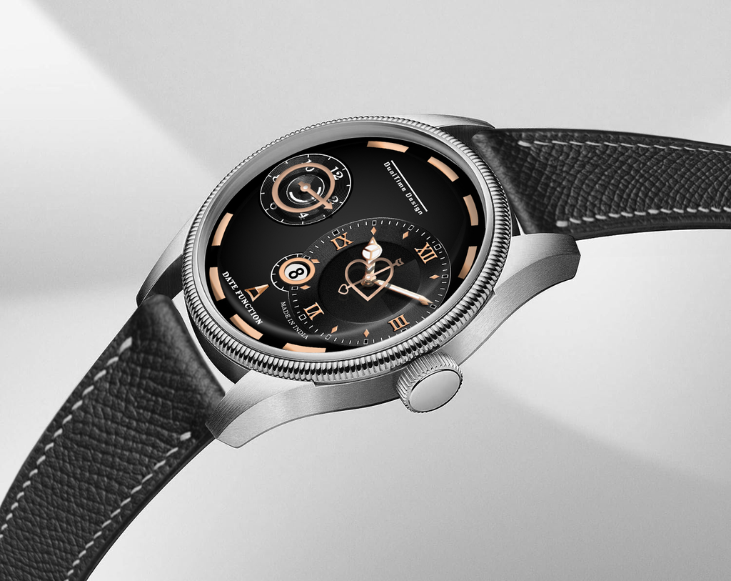 Doublerun DR15044 – Dual Time Designer Analog Watch with Date Function