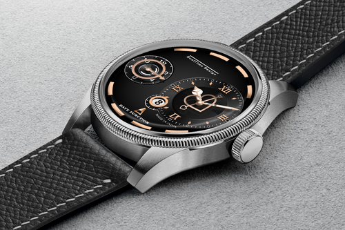 Doublerun DR15044 – Dual Time Designer Analog Watch with Date Function