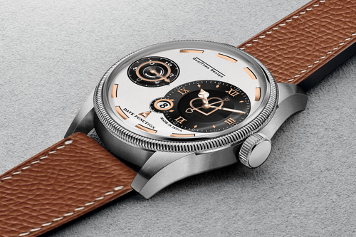 Doublerun DR15047 – Dual Time Designer Analog Watch with Date Function