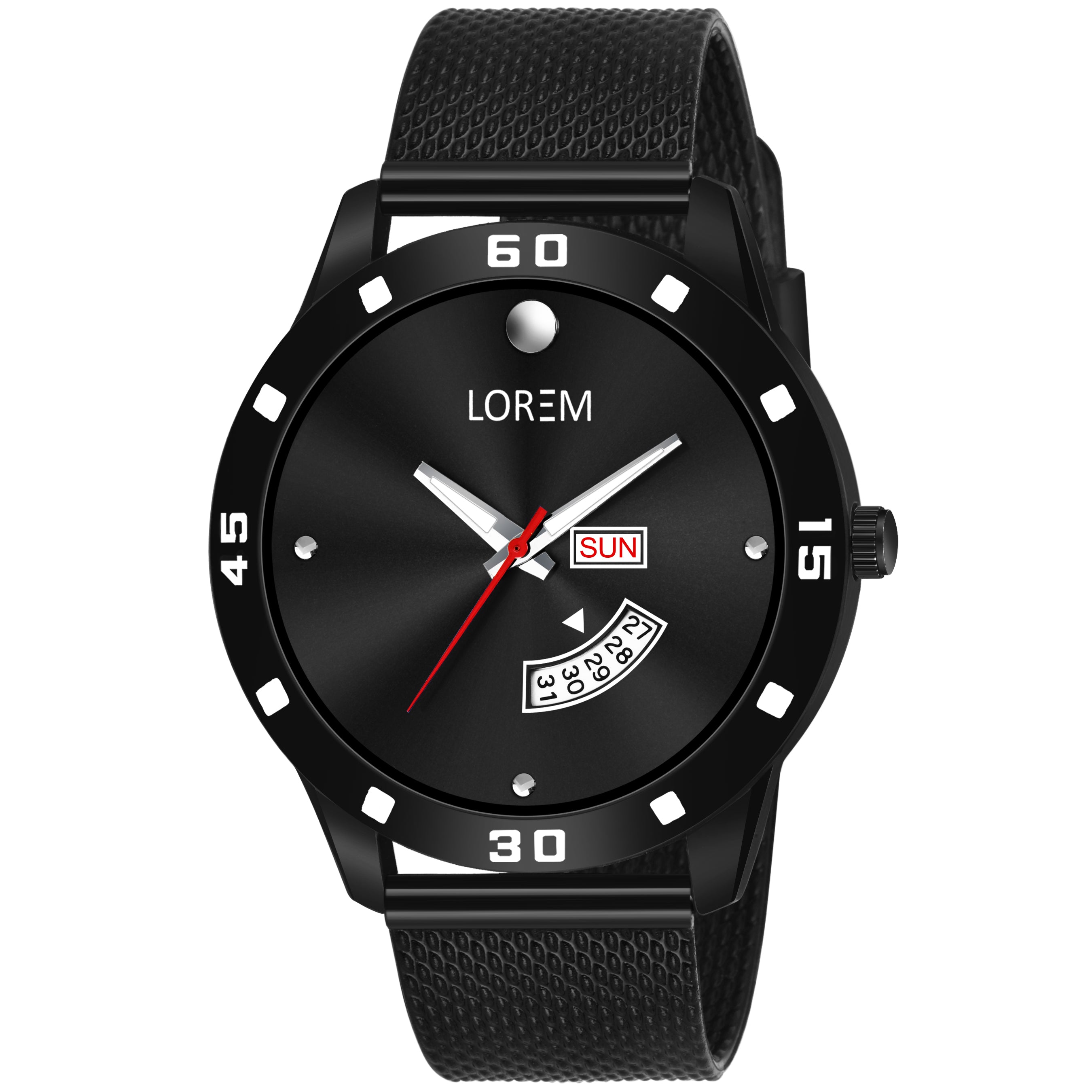 LOREM LR73 Classic Black Men’s Watch