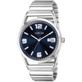 LOREM LR154 Men’s Stainless Steel Watch with Brass Dial & Date Function