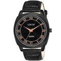 LOREM LR87 Men’s Wrist Watch with Faux Leather Strap