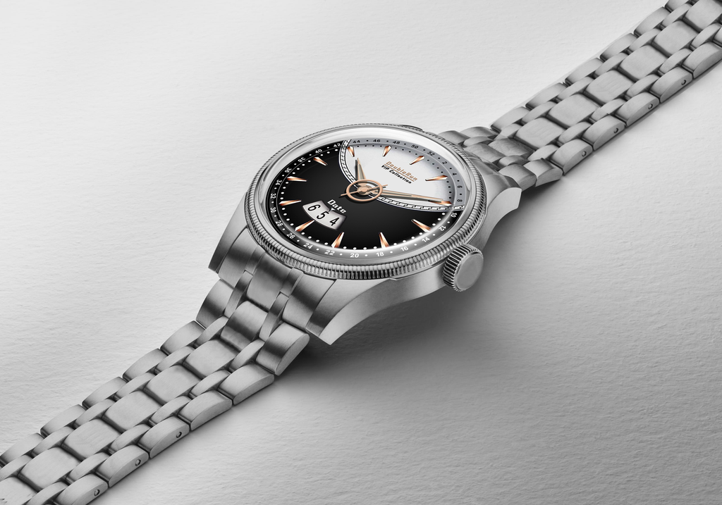 DOUBLERUN DR22005A Men’s Stainless Steel Strap Wrist Watch