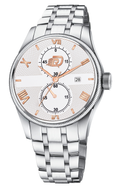 DOUBLERUN DR28006 Stainless Steel Men’s Wrist Watch with Date Function