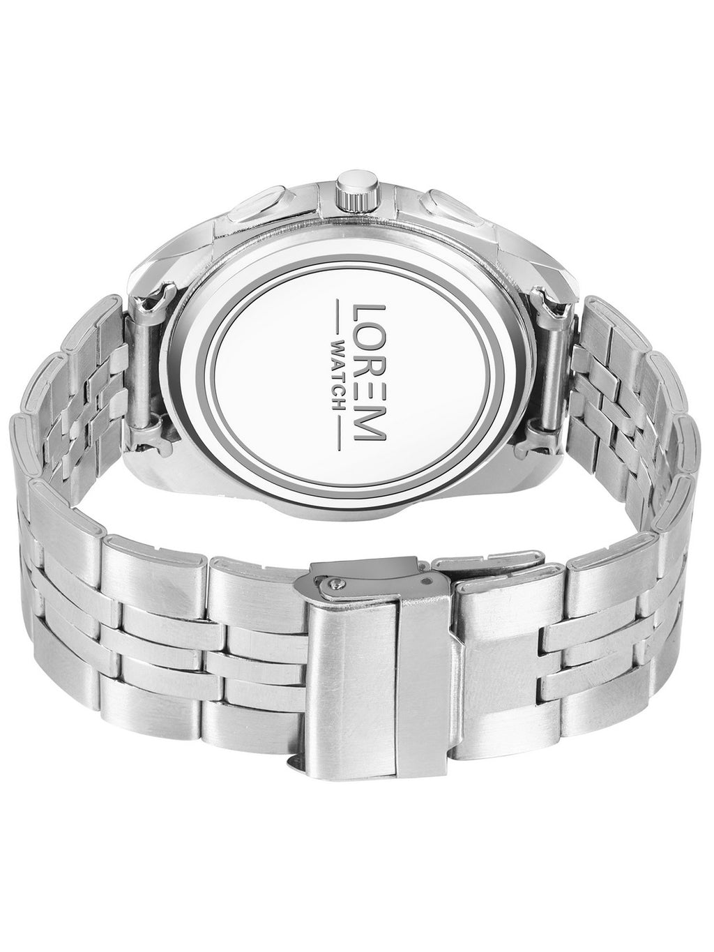 LOREM LR127 Men’s Stainless Steel Wrist Watch with Brass Dial