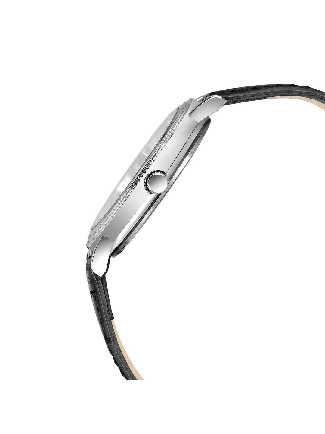 LOREM LR165 Men’s Lightweight Chronograph Watch with Roman Numerals & Faux Leather Strap