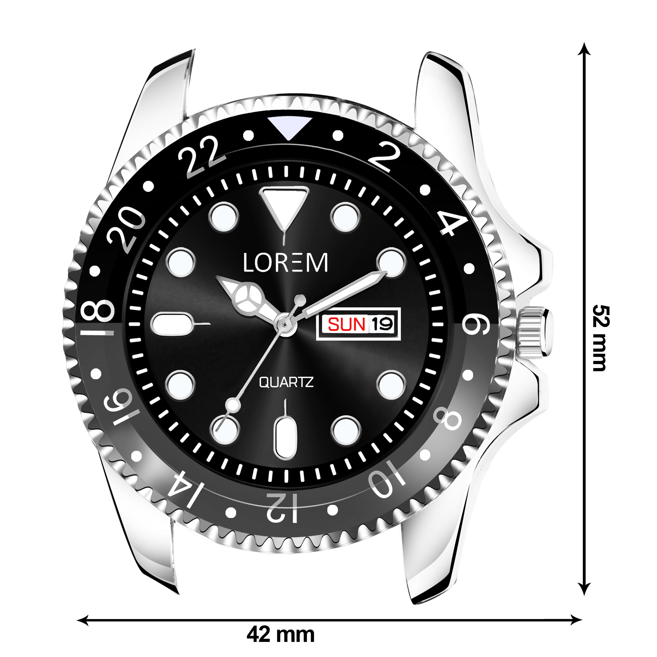 LOREM LR129 CELEB EDITION WRIST TIMEPIECE FOR MEN's