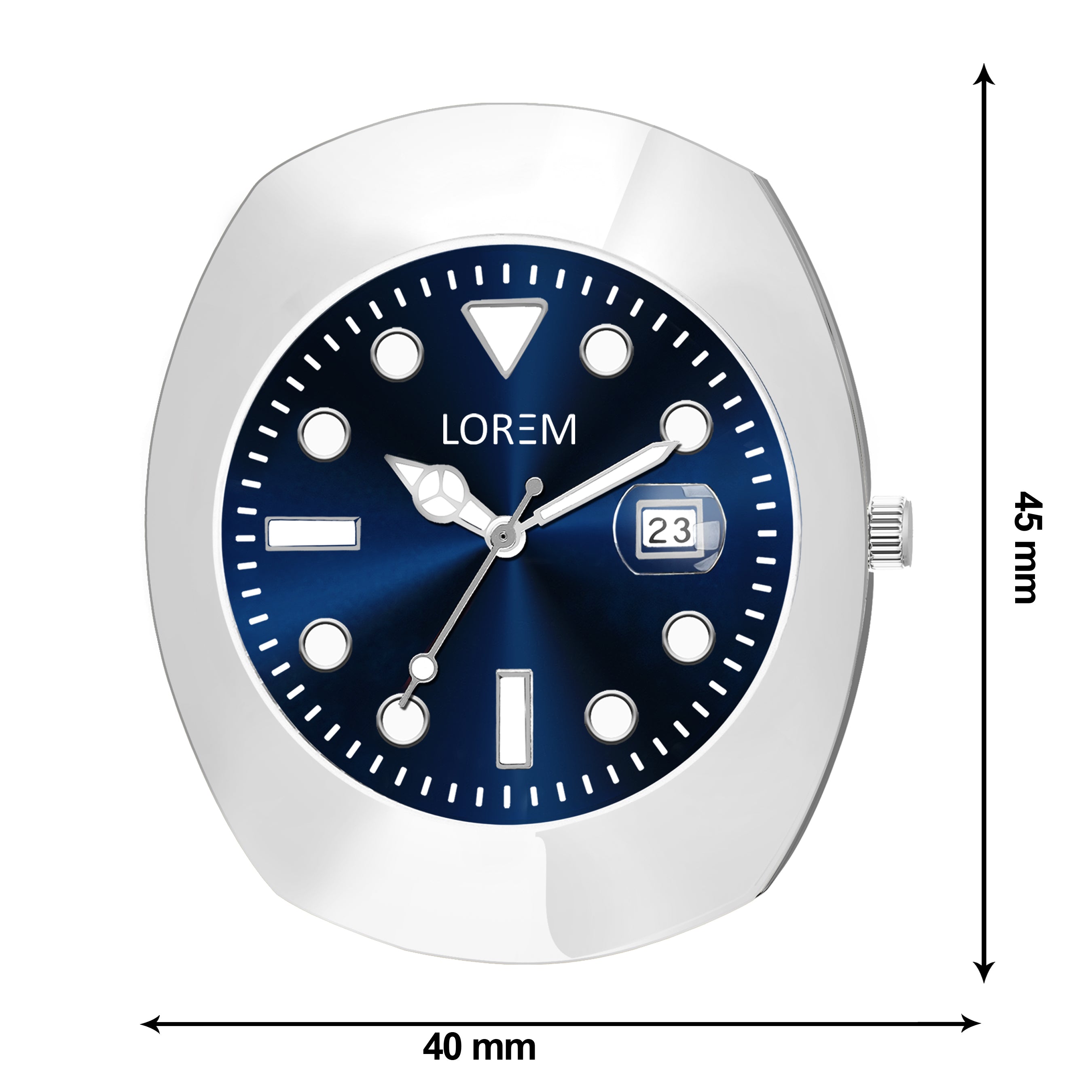 LOREM LR142 UNIPRM EDITION TIMEPIECE {DEEP METTALIC BLUE}