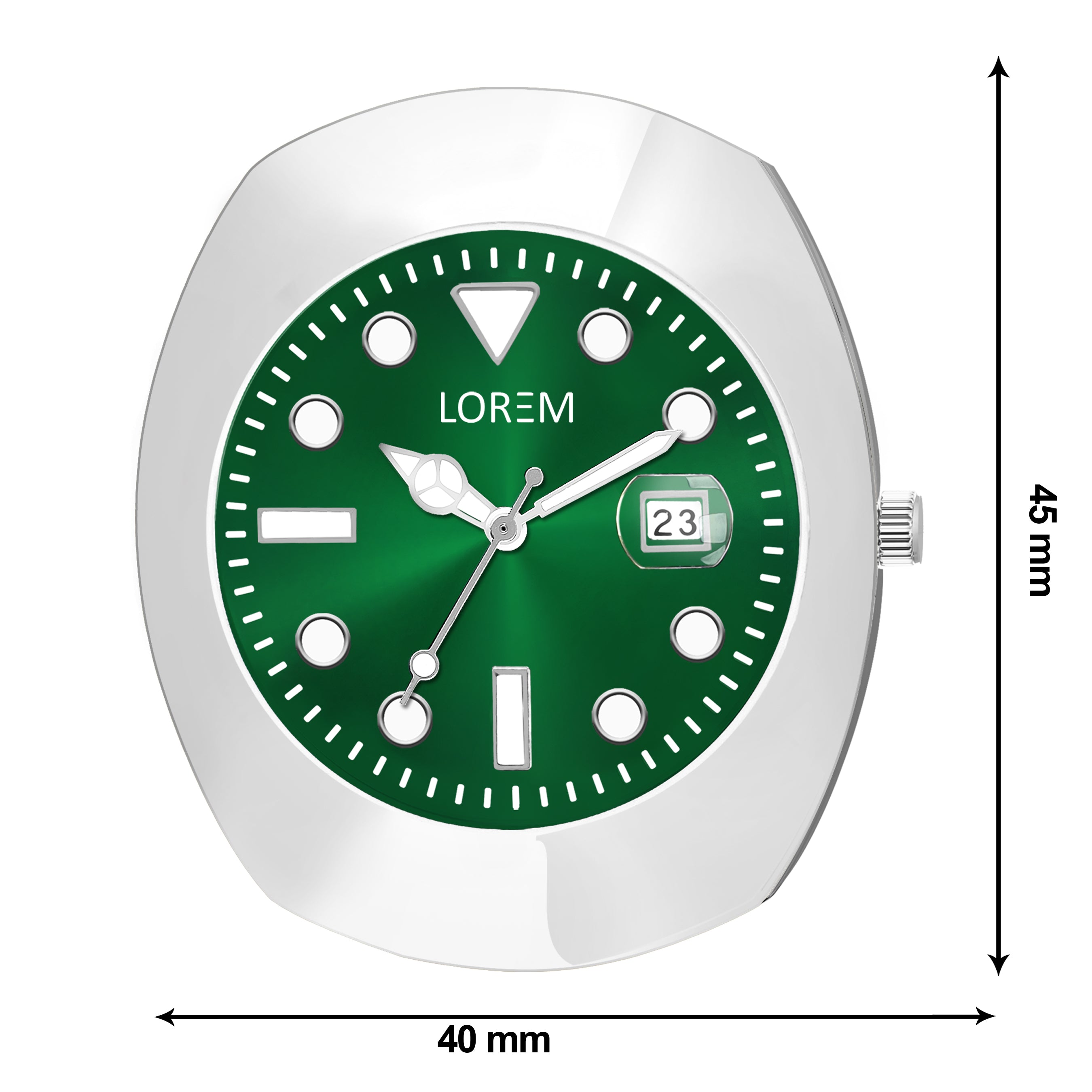 LOREM LR143 UNIPRM TIMEPIECE {JEWEL TONED GREEN}