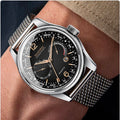 Doublerun DR8003 Men’s Wrist Watch with 3D Glass, Stainless Steel Strap & Multi-Functional Dial