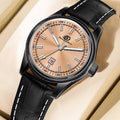 Doublerun DR6008 Men’s Wrist Watch with 3D Glass, Roman Dial & Date Feature
