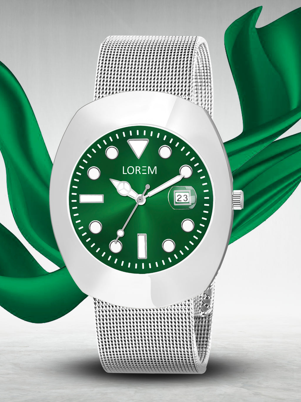LOREM LR143 UNIPRM TIMEPIECE {JEWEL TONED GREEN}