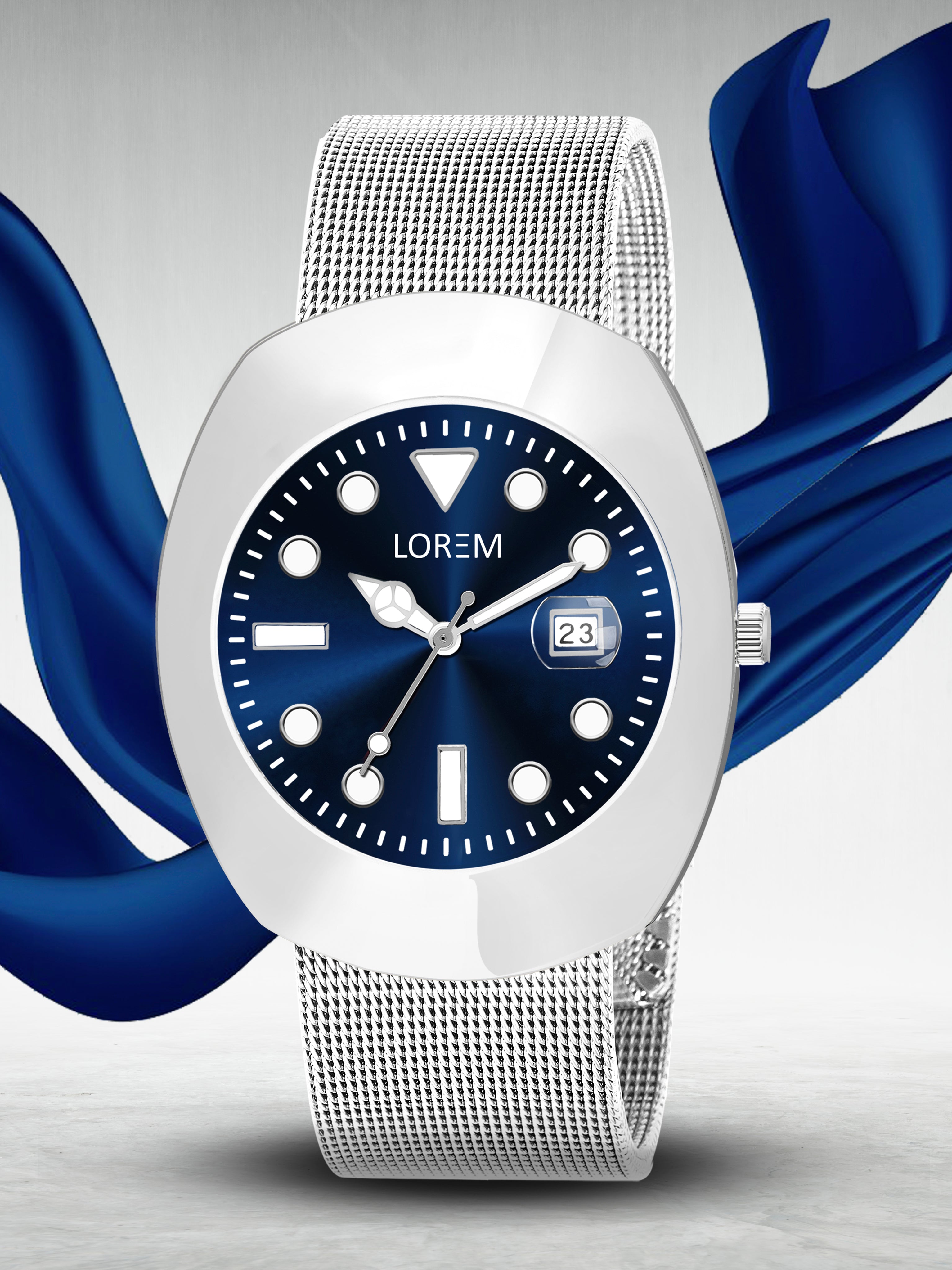 LOREM LR142 UNIPRM EDITION TIMEPIECE {DEEP METTALIC BLUE}